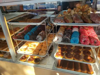 Airport Donut and Sandwich