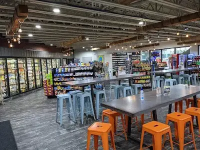 Tuva Food Hall (Jeremiah’s Italian Ice, Capital Tacos) Shell Gas Station