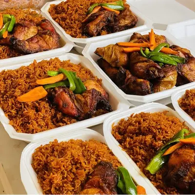 6140 African Kitchen. Pre-Order Food in 1/2 Pan, Full Pan & Big Bowl Only. We ship to all other stat