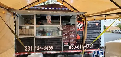 Taco grill food truck