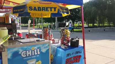 Mr & Mrs Hot Dog Stand