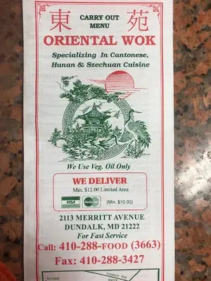 Oriental Wok Dundalk