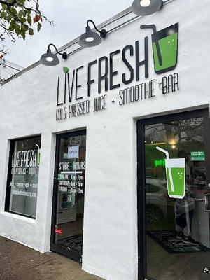 Live Fresh Cold Pressed Juice + Smoothie Bar